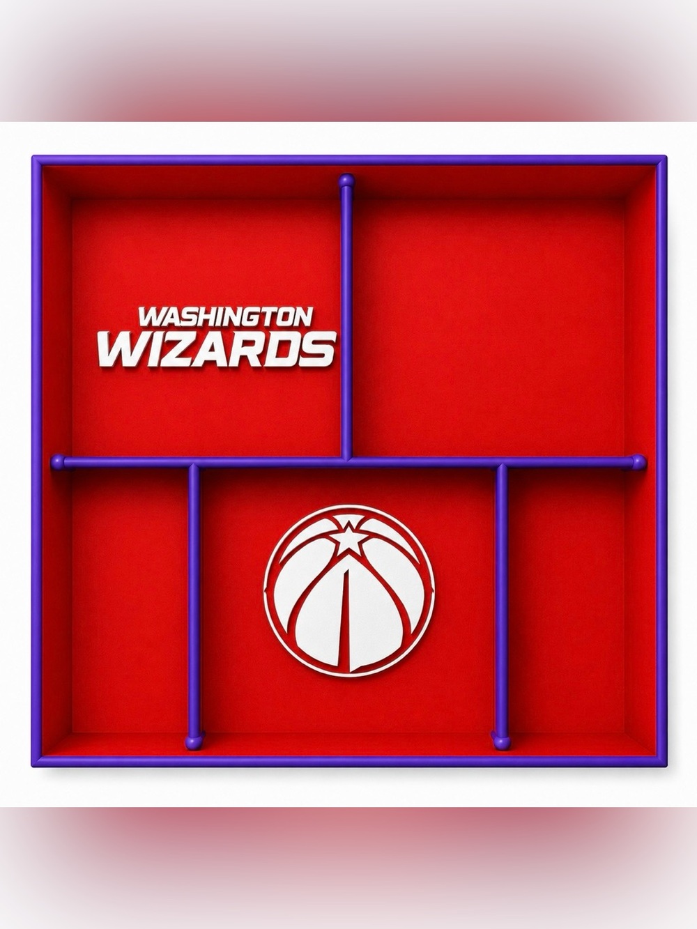 Washington Wizards NBA Pocket Dump Tray - For Keys, Wallet, Money, Etc